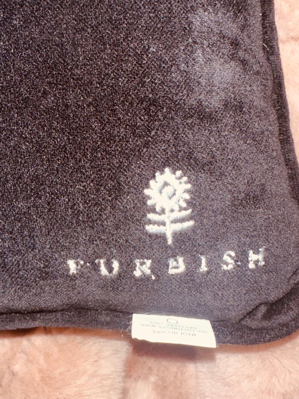 FURBISH STUDIO NEEDLEPOINT PILLOW - Picture 5 of 5
